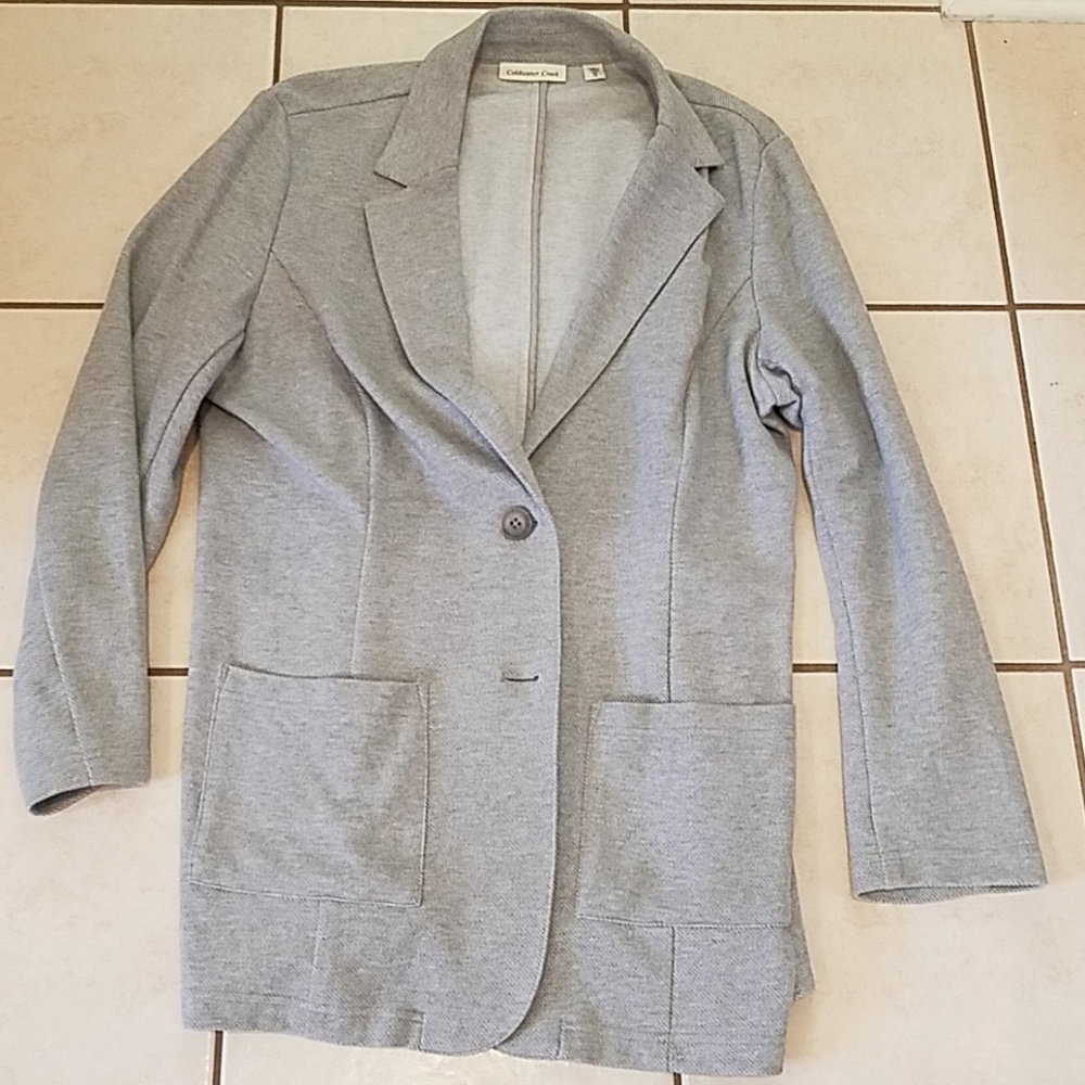 Cold water Creek gray blazer